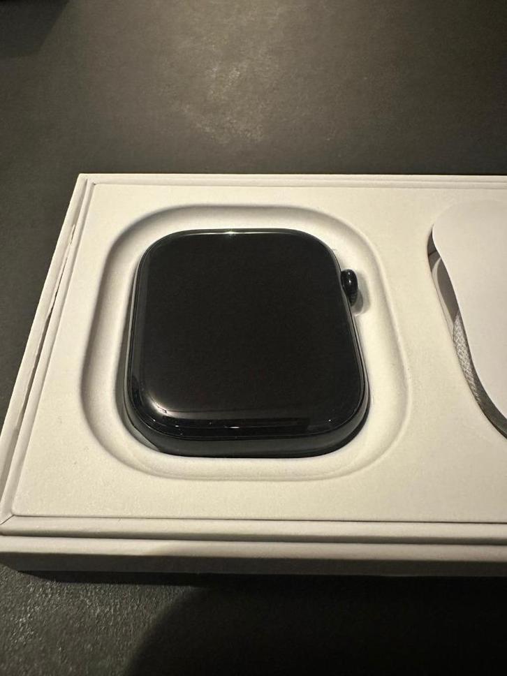 Apple watch series 10 GPS 46mm, Sieraden, Tassen en Uiterlijk, Smartwatches, Zo goed als nieuw, iOS, Zwart, GPS, Ophalen of Verzenden