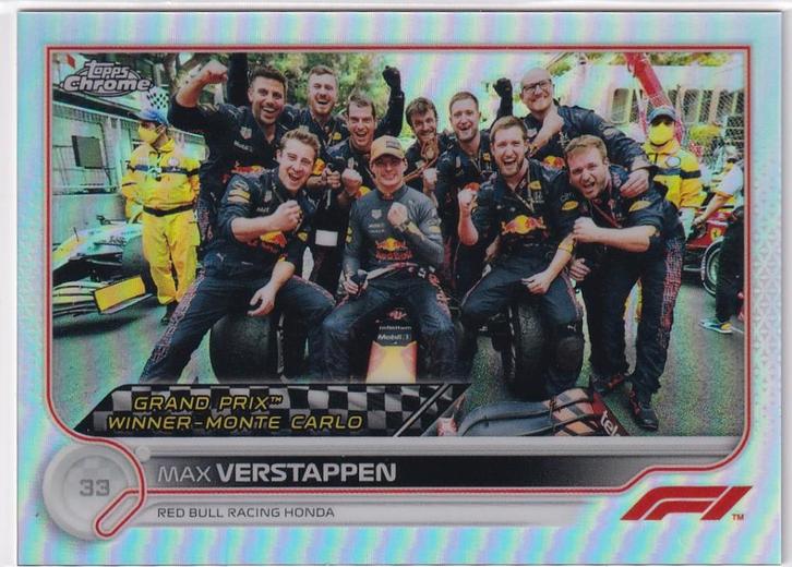 Max Verstappen Refractor #155, Verzamelen, Automerken, Motoren en Formule 1, Nieuw, Formule 1, Verzenden