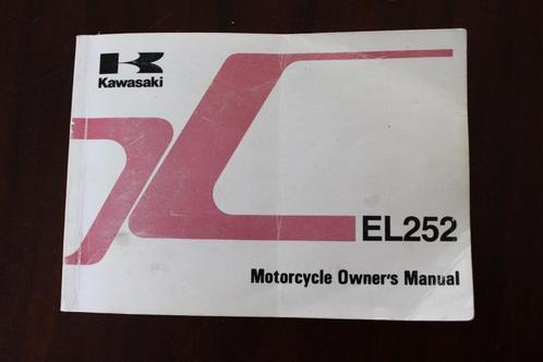Kawasaki EL252 1995 motorcycle owner's manual  EL250-F2, Motoren, Handleidingen en Instructieboekjes, Kawasaki, Ophalen of Verzenden