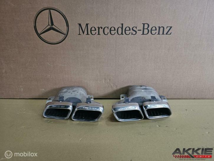 Mercedes 63 amg facelift Uitlaatsierstukken set, Auto-onderdelen, Uitlaatsystemen, Gebruikt, Ophalen of Verzenden