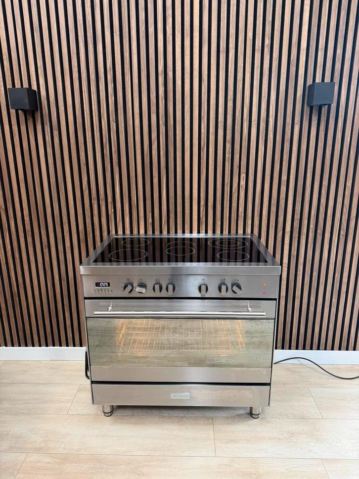 Mooie M-system Boretti Fornuis keramisch (Gratis bezorgen), Witgoed en Apparatuur, Kookplaten, Zo goed als nieuw, Vrijstaand, Keramisch