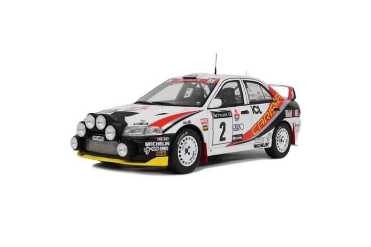 OttoMobile 1:18 Mitsubishi Carisma GT - No 2 r. Burns  Gr. A, Hobby en Vrije tijd, Modelauto's | 1:18, Nieuw, Auto, OttOMobile