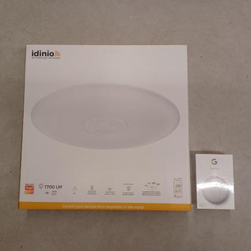 indio smart plafondlamp + google nest mini