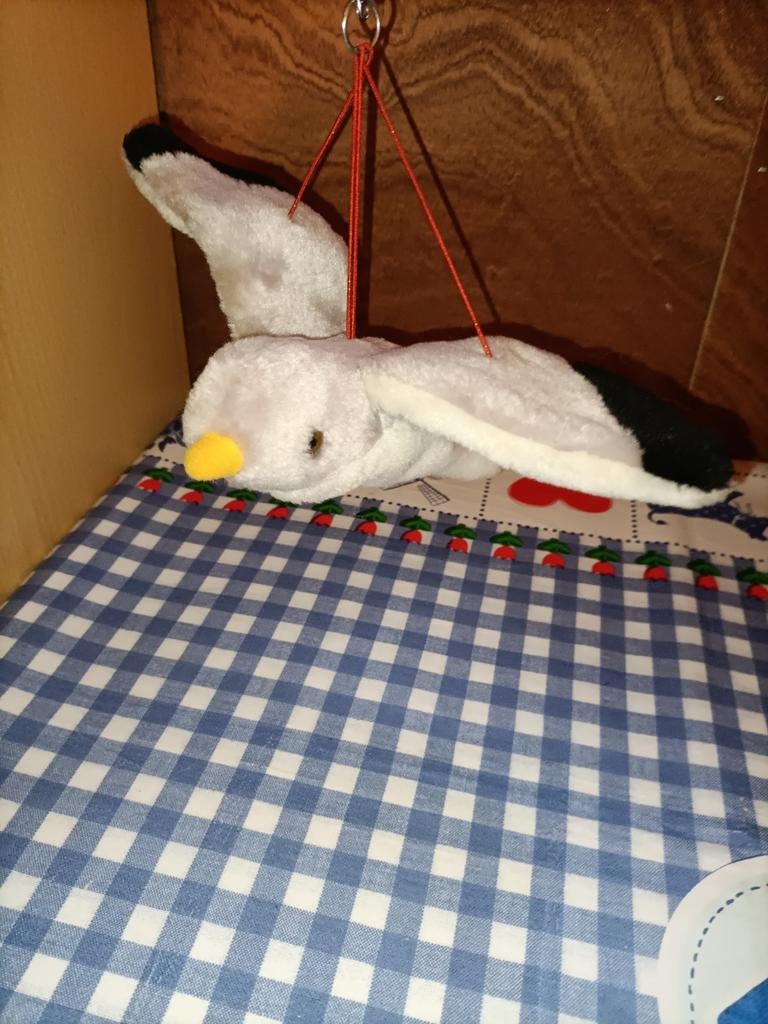 Schattige Pluche Meeuw Mobiel meeuw knuffel, Ophalen of Verzenden, Zo goed als nieuw