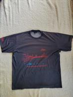 Vintage Asics T-Shirt XXL, Uilenstede 510, Zwart, Overige maten, Ophalen of Verzenden