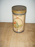 Oud Albert Heijn blik,Zaans huis,klederdracht,voorraadbus, Ophalen of Verzenden, Gebruikt, Beschuit