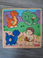 Houten puzzel dinosaurus, Ophalen of Verzenden, Minder dan 10 stukjes, Gebruikt, Van hout