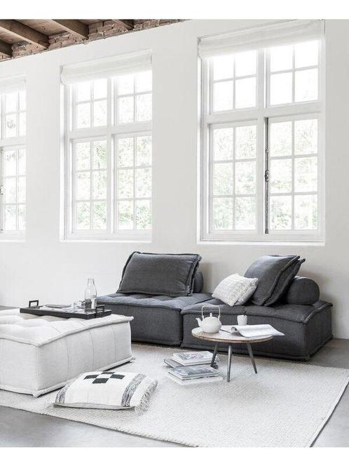 Leuk antraciet lounge-element / elementenbank van SoTrue, Huis en Inrichting, Banken | Bankstellen, Zo goed als nieuw, Eenpersoons