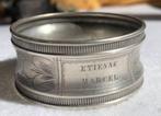 zilveren servethouder "Etienne Marcel", Antiek en Kunst, Antiek | Goud en Zilver, Ophalen of Verzenden, Zilver