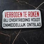 Emaille Reclamebord - Verboden te Roken, Antiek en Kunst, Antiek | Emaille, Ophalen