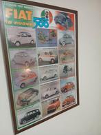 Fiat 500 poster, Ophalen of Verzenden, Zo goed als nieuw, A1 t/m A3, Film en Tv