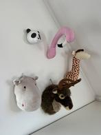 Decoratieve dierenkoppen voor kinderkamer – set van 5, Ophalen, Zo goed als nieuw, Wanddecoratie