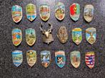 verzameling Stocknagel - schildjes - wandelstok plaatjes, Ophalen of Verzenden, Gebruikt