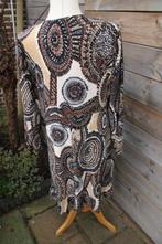 OverslagJurk bruin/ grijs Magna mt 44/46 Vaste prijs, Kleding | Dames, Jurken, Bruin, Maat 42/44 (L), Ophalen of Verzenden, Magna