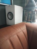 2 Kef Q350 speakers wit 15-120 Watt rms@8ohm, Gebruikt, 120 watt of meer, Front, Rear of Stereo speakers, Ophalen
