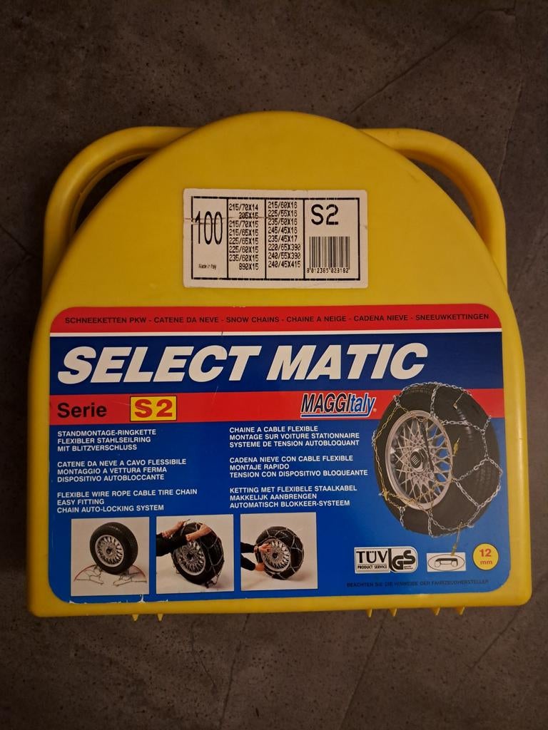 SELECT MATIC sneeuwkettingen, 1x gebruikt, Ophalen of Verzenden