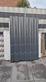Dakpanplaten geïsoleerd 9cm, Ophalen, Gebruikt, Zwart, 15 m² of meer