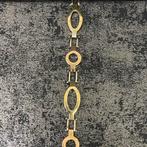 18 k Italiaans gouden armband gebruikt,brons,wit,geel, Sieraden, Tassen en Uiterlijk, Armbanden, Ophalen of Verzenden, Zo goed als nieuw