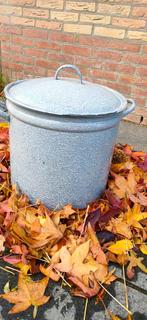 Oude wek-ketel grijs gewolkt - 40cm, Ophalen