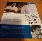 Neil LaBute handtekening gesigneerde boekpagina 30x20cm, Ophalen of Verzenden, Zo goed als nieuw, Foto of Kaart