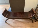 Koloniaal bank/tafel 120cm, Ophalen, Zo goed als nieuw, Rechthoekig, 100 tot 125 cm