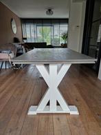 4 persoons eettafel, Huis en Inrichting, Tafels | Eettafels, Ophalen, Gebruikt, Rechthoekig, 50 tot 100 cm