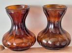 2 vintage hyacinten-vaasjes Leerdam, Antiek en Kunst, Ophalen of Verzenden