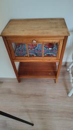 Theekastje van eikenhout, Huis en Inrichting, Ophalen of Verzenden