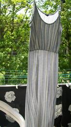 Maxi zomer jurk streepjes in lengte grijs/geel (S)36, Kleding | Dames, Jurken, Nieuw, Grijs, H&M, Ophalen of Verzenden