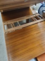 Vintage Teakhouten Uitschuifbare Eettafel, Huis en Inrichting, Tafels | Eettafels, Ophalen, Gebruikt, 100 tot 150 cm, .