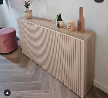 Ikea Besta/Björköviken kastjes - beige eikenhout beschikbaar voor biedingen