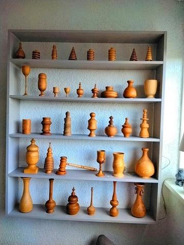 Houtdraaiwerk Collectie beschikbaar voor biedingen