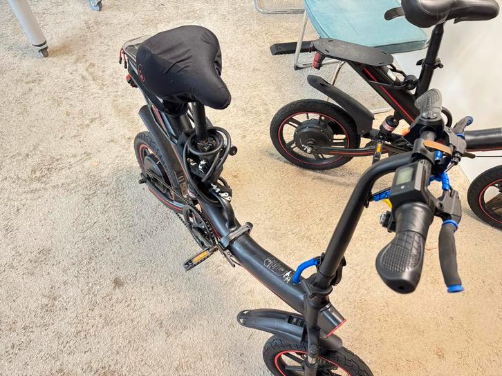 2 Folding electric Ouxi V5 ( 16”+14”), Fietsen en Brommers, Fietsen | Vouwfietsen, Zo goed als nieuw, Heren, Overige merken, 14 tot 16 inch