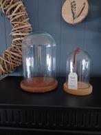 Twee glazen stolpen, Ophalen of Verzenden, Zo goed als nieuw