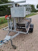 Steiger met aanhanger  rolsteiger, Doe-het-zelf en Verbouw, Steigers, Ophalen, Zo goed als nieuw, Rolsteiger of Kamersteiger, 5 meter of hoger