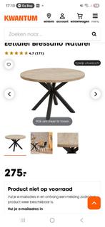 Ronde Eettafel met Gebruikssporen, Huis en Inrichting, Tafels | Eettafels, Ophalen, Gebruikt, Rond, Scandinavisch