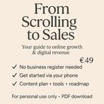 Premium Guide – From Scrolling to Sales | Start Your Digital, Ophalen of Verzenden, Nieuw, Niet van toepassing