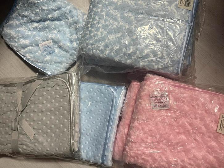 Babydekens 75x100cm - 10 stuks, Kinderen en Baby's, Dekens, Slaapzakjes en Inbakerproducten, Nieuw, Deken, 85 tot 100 cm, Ophalen of Verzenden