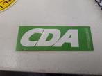 sticker CDA (Z143-204), Ophalen of Verzenden, Zo goed als nieuw