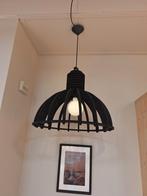 Moderne Houten Hanglampen - Zwart & Blauw, Ophalen, Gebruikt, Modern, Minder dan 50 cm