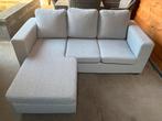 Lounge bankje licht grijs, Huis en Inrichting, Banken | Complete zithoeken, Ophalen, Zo goed als nieuw