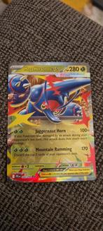 Mega Heracross EX 004/094 - Phantasmal Flames, Ophalen of Verzenden, Zo goed als nieuw, Losse kaart, Foil