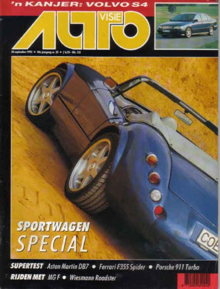 Autovisie 20 1995 : Weismann Roadster - Ferrari 355 - MG MGF, Boeken, Auto's | Folders en Tijdschriften, Gelezen, Algemeen, Ophalen of Verzenden