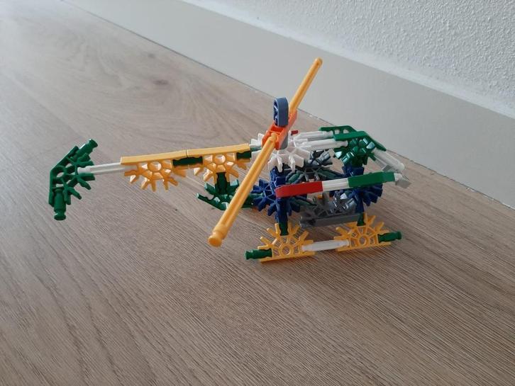 K’nex helicopter 17036 (zgan), Kinderen en Baby's, Speelgoed | Bouwstenen, Zo goed als nieuw, K'nex, Ophalen of Verzenden