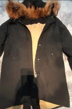 Gedragen Airforce jas met bontkraag, Zwart, Overige maten, Ophalen of Verzenden, Airforce