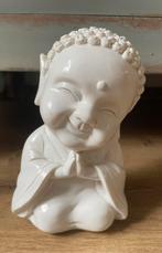 Prachtige lachende Buddha Boeddha wit beeld, Ophalen of Verzenden, Zo goed als nieuw