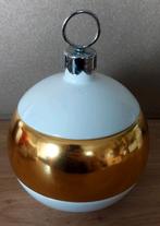 KERSTBAL POT WIT/GOUD VERO SWEETS PRESENT-SNOEPPOT, Verzenden, Zo goed als nieuw