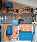 Complete set Victron Energy Solar-omvormer met 2 accu's etc, Ophalen, Zo goed als nieuw, Overige typen