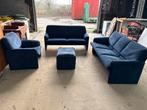 Beolux Banken Set: 3-zits, 2-zits, Stoel & Poef, Huis en Inrichting, Banken | Bankstellen, Ophalen, Gebruikt, 75 tot 100 cm, Rechte bank