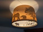 Safari Lampenkap - Nieuwstaat, Rond, Ophalen of Verzenden, Zo goed als nieuw, Safari